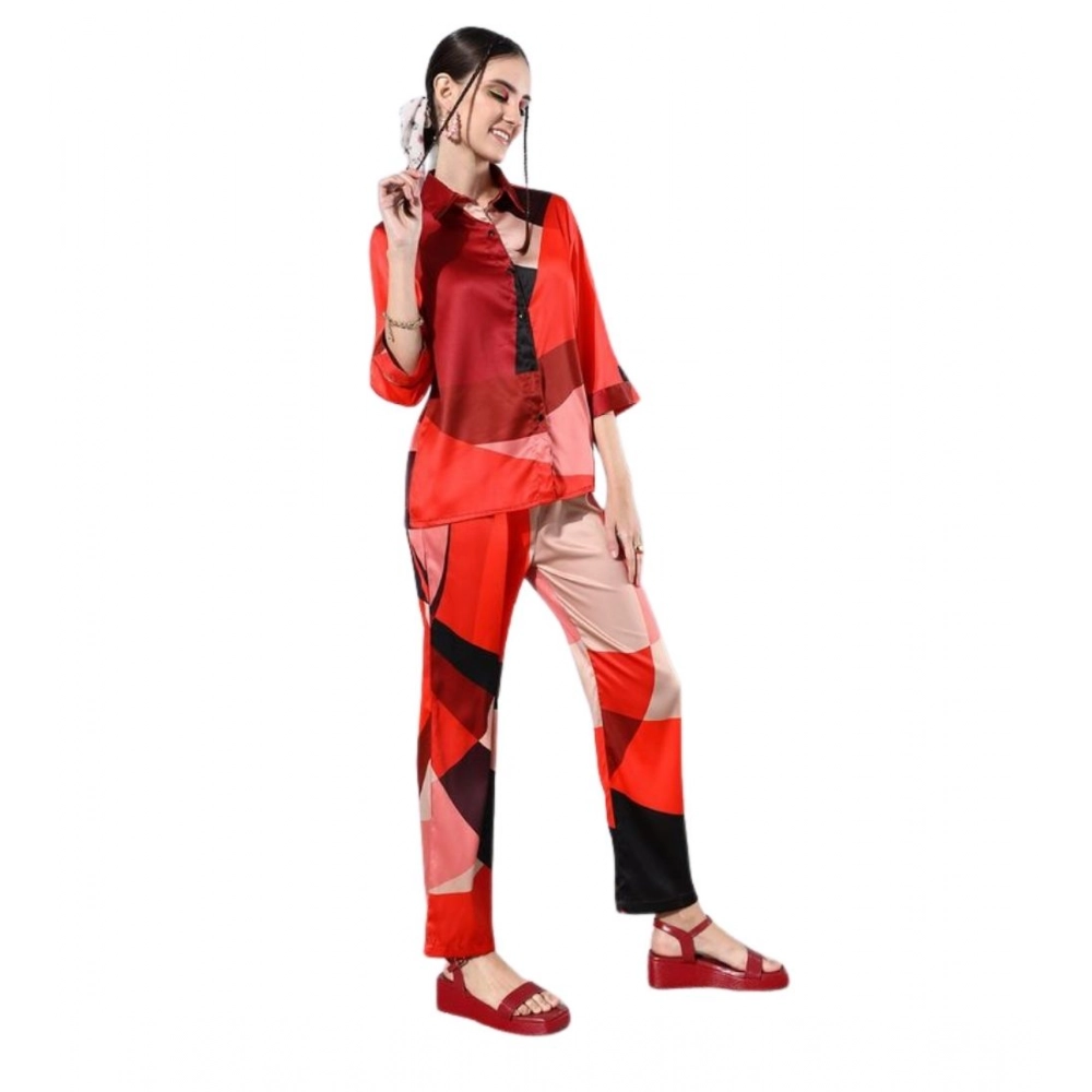 PID-65331-Women-s-Satin-Colour-Block-Long-Sleeves-Co-Ord-Set-Red-1-1000x1000-2.webp Women's Satin Colour Block Long Sleeves Co-Ord Set (Multicolor) - Image 1