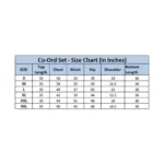 Women's Polyester Colour Blocking 3-4th Sleeve Co-Ord Set (Multicolor) - Image 4